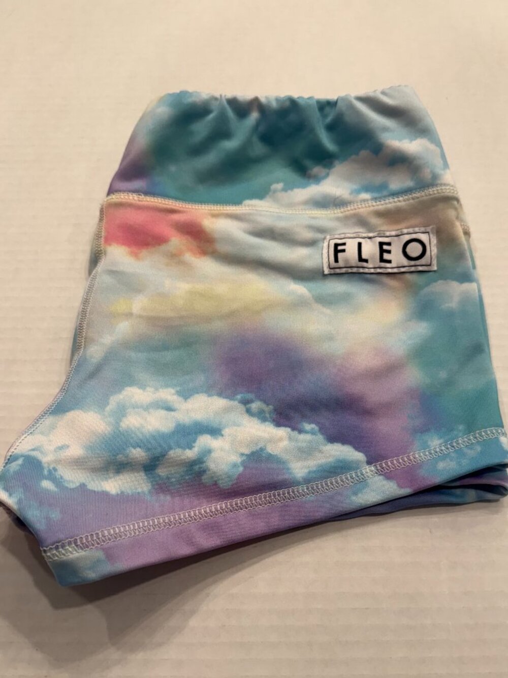 FLEO Sherbert Sky Shorts | 2.5" Inseam | Size Large | EUC